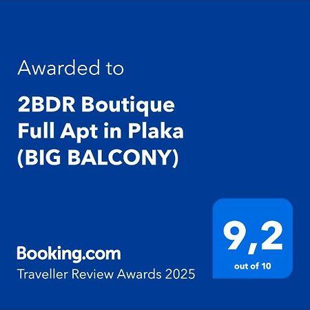 2BDR Boutique Full Apt in Plaka  Athen Exterior foto